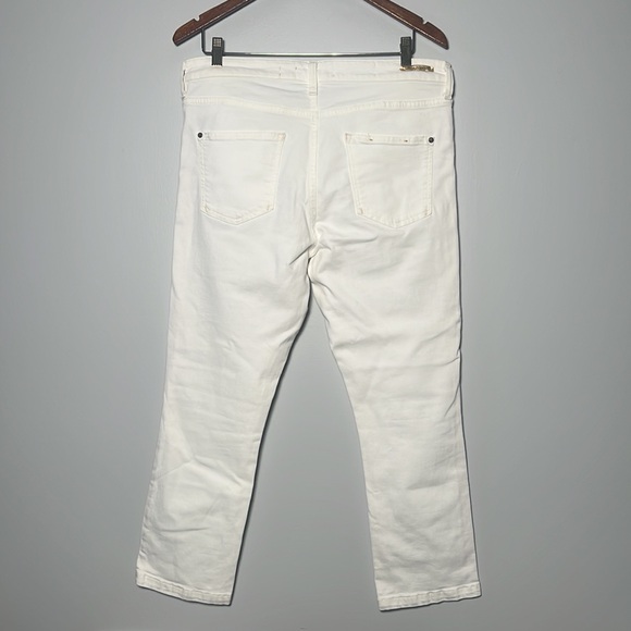 Pilcro and the letterpress Size 32 Fit Stet White Denim Jeans Like New - Picture 3 of 4